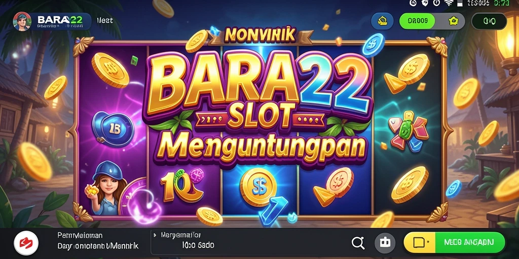 Tampilan gameplay BARA22 yang mengasyikkan dengan desain slot yang menawan.