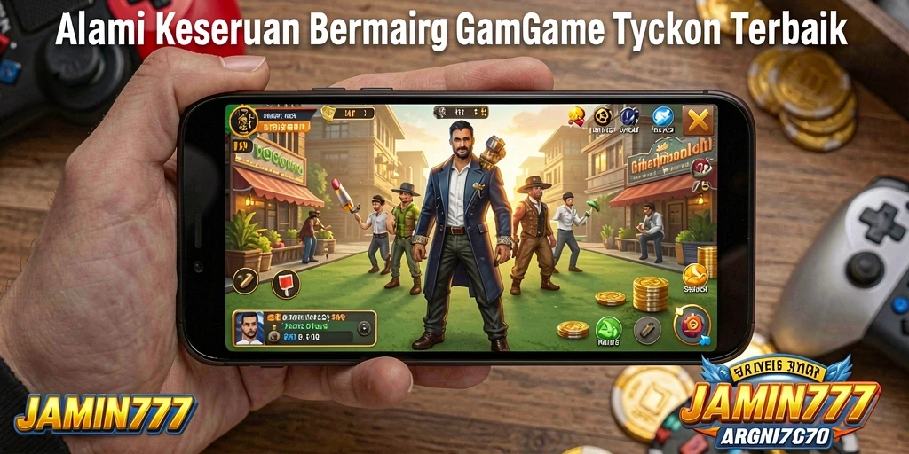 Tampilan gameplay <strong>JAMIN777</strong> yang seru dan penuh strategi dalam dunia Tycoon.