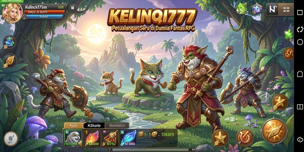 Tampilan gameplay KELINCI777 yang epik dan mendebarkan.