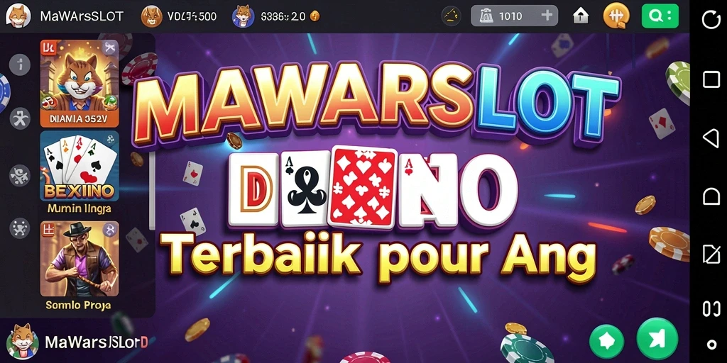 Screenshot gameplay MAWARSLOT menampilkan suasana seru permainan Domino.