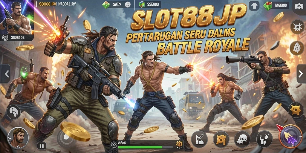 Tampilan dinamis dan aksi seru dalam gameplay SLOT88JP.