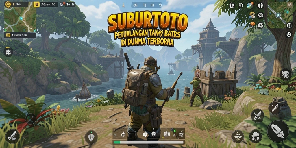 Gameplay SUBURTOTO menampilkan eksplorasi dunia terbuka yang menakjubkan.